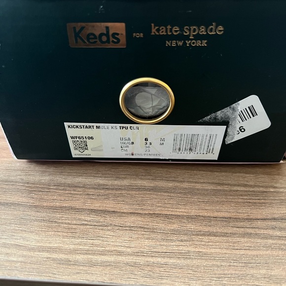 🌸 Keds × Kate Spade New York Kickstart Clear Mule Sneakers - Picture 7 of 8